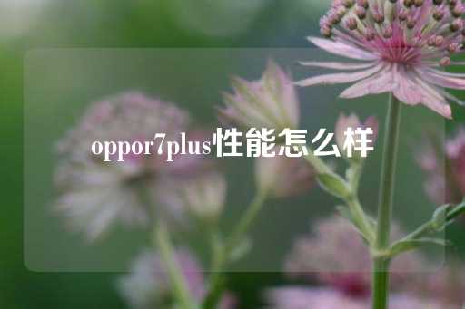 oppor7plus性能怎么样